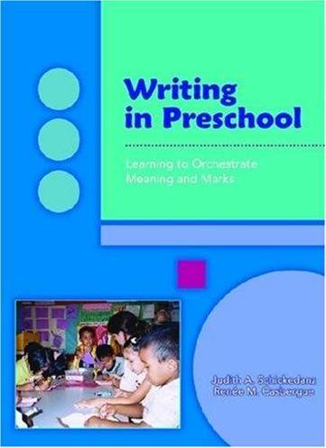 Writing in Preschool  ISBN  9780872075467