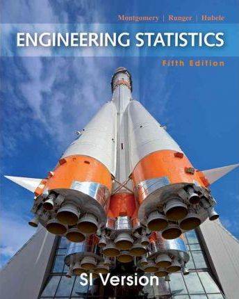 Engineering Statistics ISBN 9780470646076