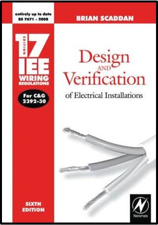 Design and Verification of Electrical Installations  ISBN 9780750687218