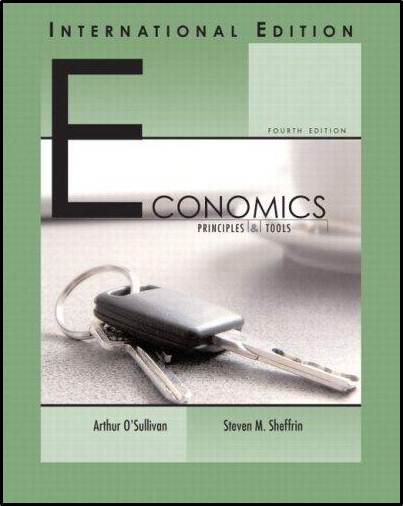 Economics ; Principles and Tools  ISBN  9780131968721