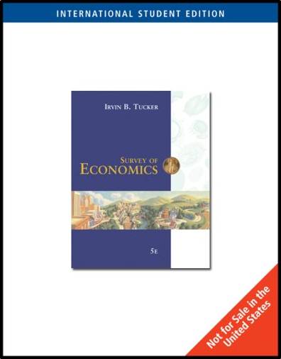 Survey of Economics (ISE)  ISBN  9780324315400