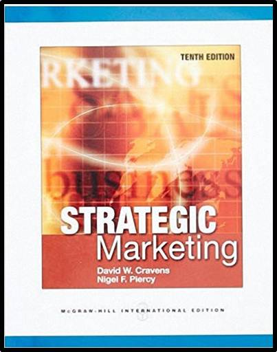 Strategic Marketing   ISBN  9780071326230