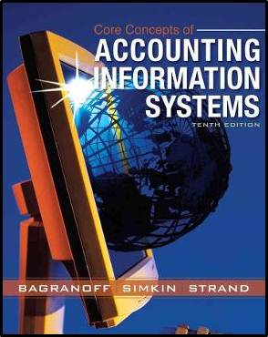 Core Concepts of Accounting Information Systems, 10th Edition  ISBN 9780470045596