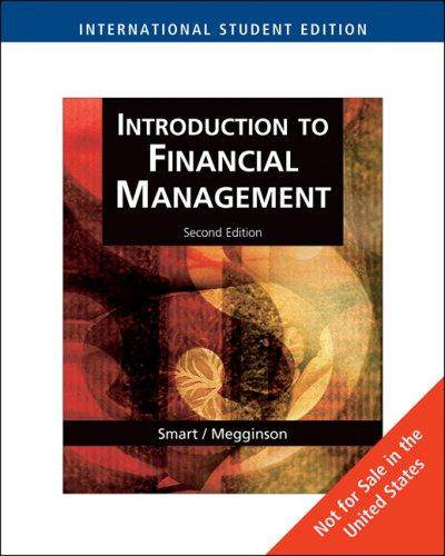 Introduction to Financial Management (IE)  ISBN 9780324323818