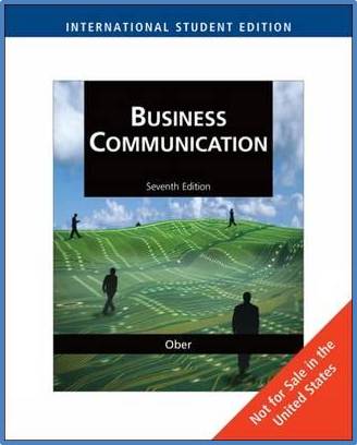 Business Communication  Intl  7 Edition   ISBN 9781439035696