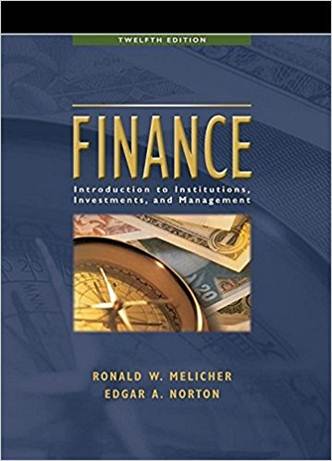 Finance: Introduction to Institutions, Investments, and Management  12E  ISBN  9780471675792