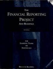 The Financial Reporting Project  ISBN  9780538879408