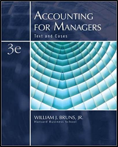 Accounting for Managers : Text and Cases   ISBN  9780324291216
