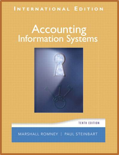 Accounting Information Systems  International  Edition ISBN  9780131968554