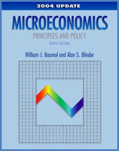 Microeconomics : Principles and Policy, 2004 Update  ISBN 9780324201642