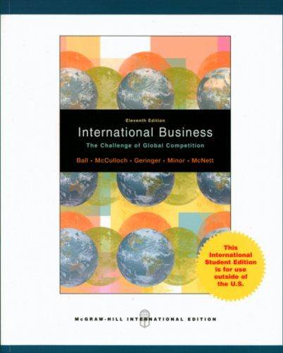 International Business : The Challenge of Global Competition  ISBN 9780071286671