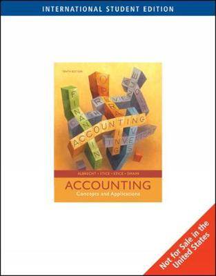 Accounting : Concepts and Applications, International Edition  ISBN  9780324648508