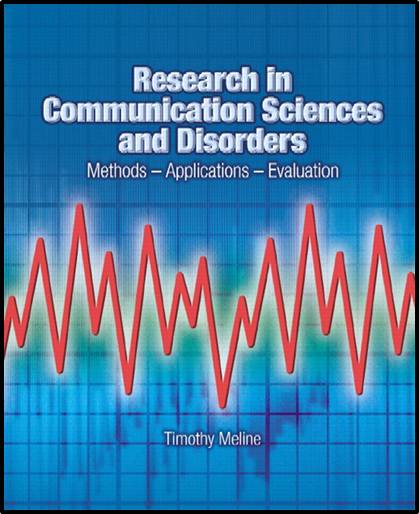 Research in Communication Sciences and Disorders   ISBN 9780131837744