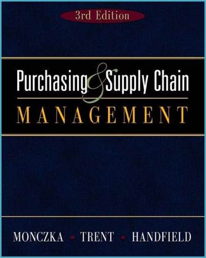 Purchasing and Supply Management  ISBN  9780324202540