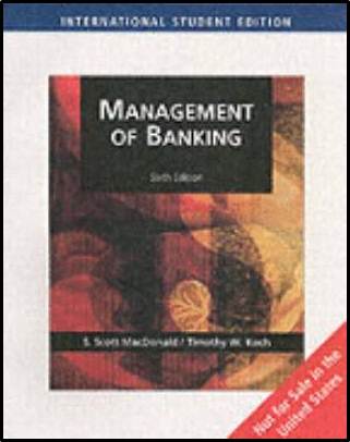 Management Of Banking International Student Edition 6ED - 9780324405880