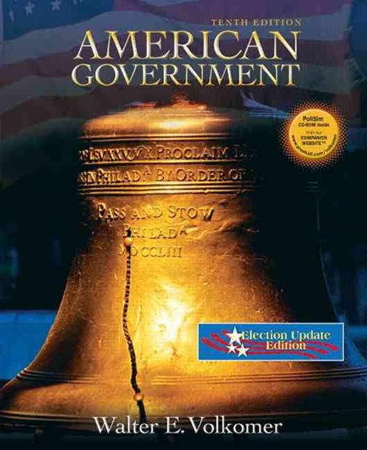American Government, Election Update Edition - With CD - 10th edition  ISBN 9780131856356