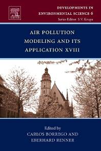 Air Pollution Modeling and its Application XVIII, Volume 6  ISBN  9780444529879