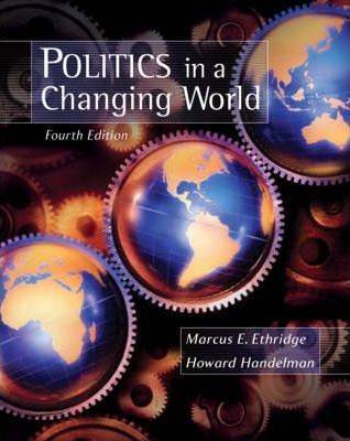 Politics/Changing World 4e  ISBN 9780495007418