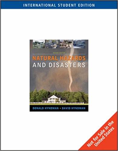 Natural Hazards and Disasters  2ed  ISBN 9780495114901