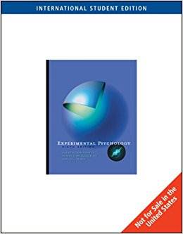 Experimental Psychology  ISBN 9780495595380