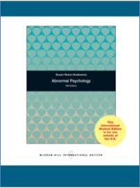 Abnormal Psychology  5E  ISBN 9780071221627
