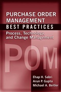 Purchase Order Management Best Practices  ISBN  9781932159639