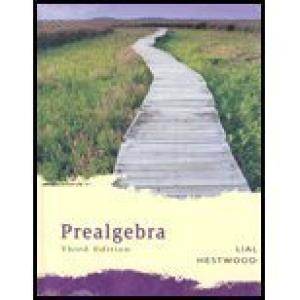 Prealgebra - 3rd edition  ISBN 9780321292759