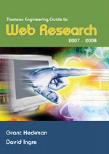 Thomson Engineering Guide to Web Research  2007-2008  1E  ISBN 9780495295921