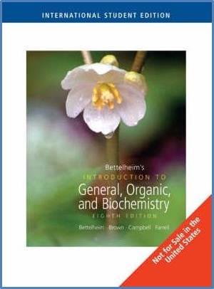 Introduction to General, Organic and Biochemistry  ISBN 9780495125402
