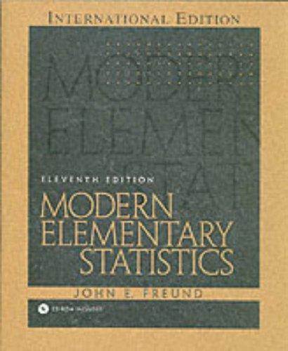 Modern Elementary Statistics : International Edition ISBN  9780131228139
