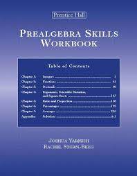 Prealgebra Skills Workbook 1st Edition ISBN 9780131869202