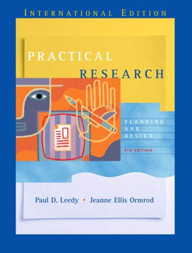 Practical Research: Planning and Design: International Edition, 8/E  ISBN 9780131247208