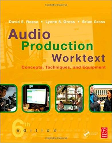 Audio Production Worktext Concepts,Techniques,and Equipment  ISBN 9780240810980