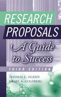 Research Proposals   : A Guide to Success  3rd Edition  ISBN  9780125247337