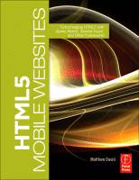 HTML5 Mobile Websites ISBN 9780240818139