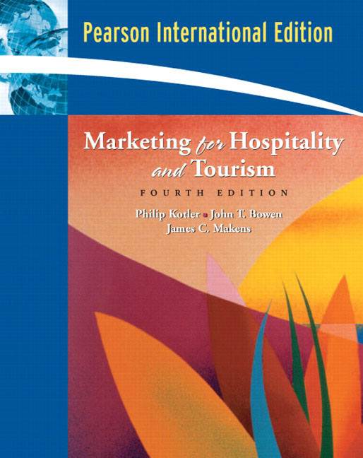 Marketing for Hospitality and Tourism International Edition ISBN ...