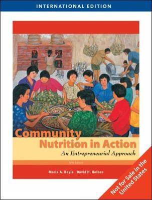 Community Nutrition in Action : An Entrepreneurial Approach  ISBN 9781439045466