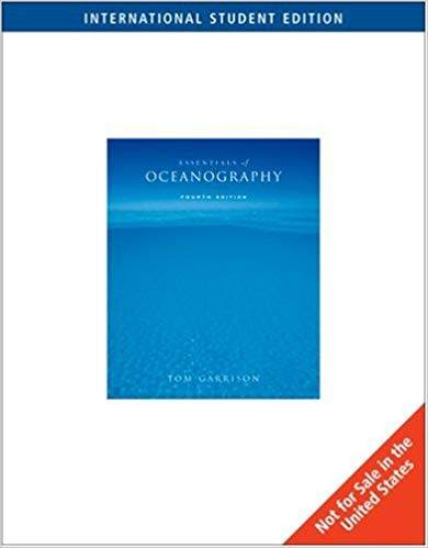 Essentials of Oceanography  ISBN 9780495105800
