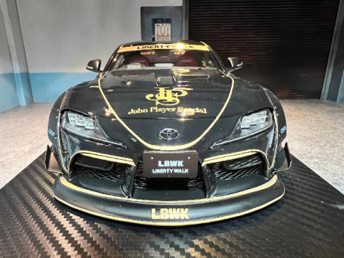 Ignition:IG2656 1:18 LB-Works Toyota Supra (A90) Black [Width 10 Length 27 Height 7 cms] 5