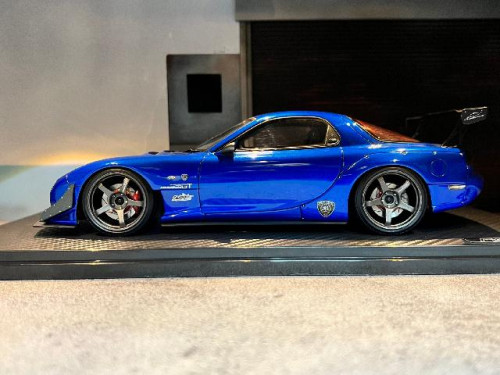 Ignition Model: IG2045 1:18 FEED RX-7 (FD3S) Blue Metallic [Width 10 Length 25 Height 7 cms] 4