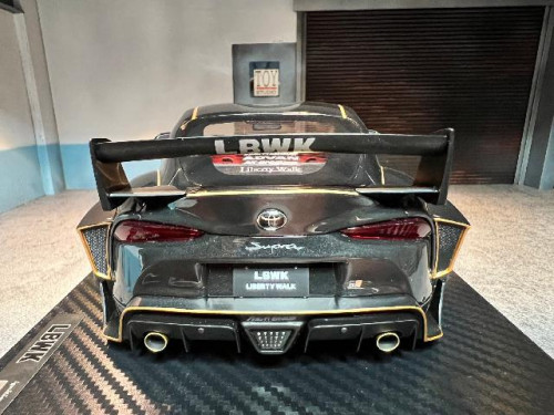 Ignition:IG2656 1:18 LB-Works Toyota Supra (A90) Black [Width 10 Length 27 Height 7 cms] 6