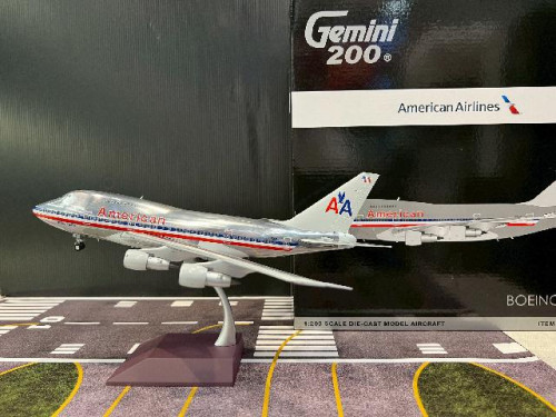 Gemini Jets American 747SP N601AA “747 LuxuryLiner”G21158 [Width 29 Length 27 Height 10 cm]