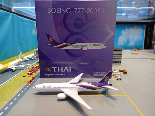 Phoenix 1:400 Thai Airways B777-200ER HS-TJT PH1803 [Width 16 Length 16.5 Height 5 cm]