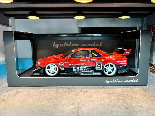 IG2706 イグニッションモデル 日産 LB-ER34 SKYLINE 赤/黒 【公式通販】
