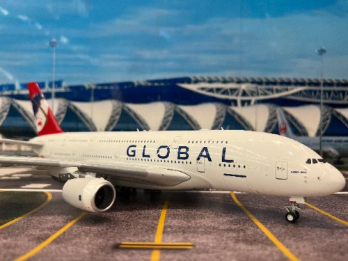 Inflight 1:200 Global A380 9H-GLOBL IF3803L0726 [Width 41 Length 38 Height 12 cm] 2