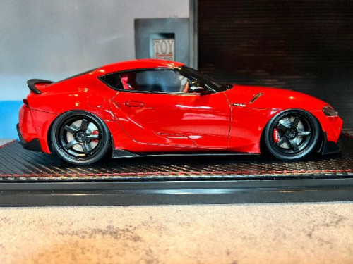 IG2208 1:18 Supra rz (A90) Red with Orido Street Red With Max Orido [Width 10 Length 25 Height 7 cms 5