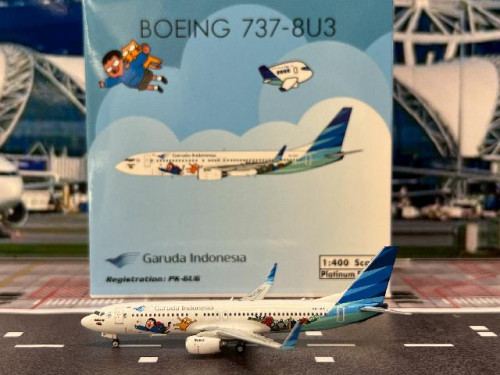 Phoenix 1:400 Garuda Indonesia B737-800 PK-GUG' TAHILALATS Ben’s world' PH1988 