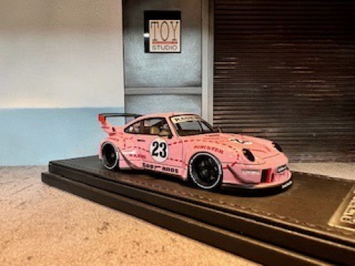  Ignition [IG2414] 1:43 RWB 993 Pink With Key ring [Width 5 Length 10 Height 3 cms]