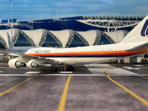 Inflight 1:200 United Airlines B747-422 N188UA IF744UA0526 [Width 30 Length 35 Height 10 cm] 8