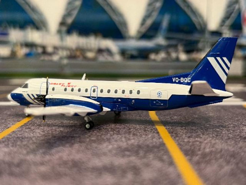 JC Wing 1:200 Polet Flight Saab 340B VQ-BGC XX20464 [Width 10.5 Length 9.5 Height 3 cm] 3